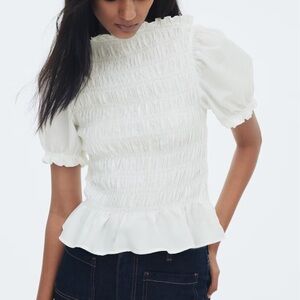 SOLD! H&M Smocked Blouse